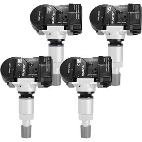 TPMS Sensor, 4-Pack Tire Sensor fit for Hyundai Sonata Santa Fe Accent,Kia Optima Soul Forte, 315MHz Tire Pressure Monitoring System Sensors Replaces#52933-2L500 52933-2M000 52933-2M550 52933-3N000