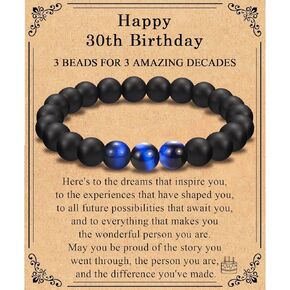 13 16 18 21 30 40 50 60 Year Old Boy Male Man Gifts, 13th 16th 18th 21st 30th 40th 50th 60th Birthday Gifts for Boys Men Him, Bracelet Gifts for Him Boys Men Male Son Husband Dad Boyfriend