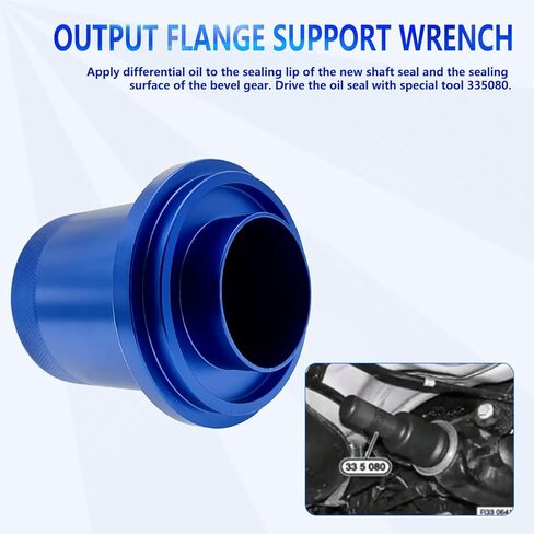 ZKTOOL Rear Drive Axle Differential Installer Remover Tool Kit Compatible with BMW E70 E90 E91 E92 X3 X5 X6 RWD 4WD Replace 335040 335050 335060 335080 230020 with Carrying Case in Kuwait