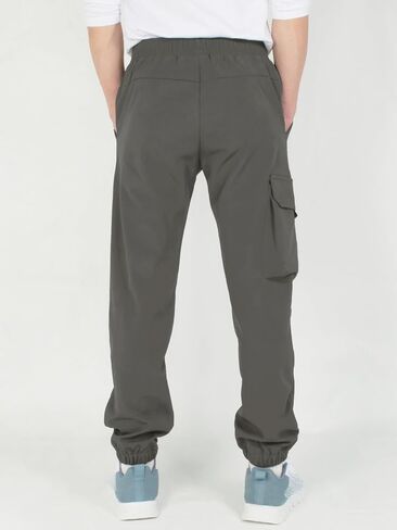 CAMLAKEE Boys' Cargo Joggers Pants Kids Elastic Waist Water Resistant Youth Outdoor Hiking Pants in Saudi Arabia