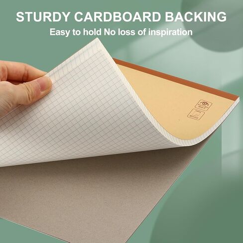 M&G 7x10 Note Pads, 6 Pack B5 Legal Pads 70 Sheets Notepads Writing Pad Graph Grid Chinese Memo Paper Tablet for Work Writing Note Taking Chinese in Saudi Arabia