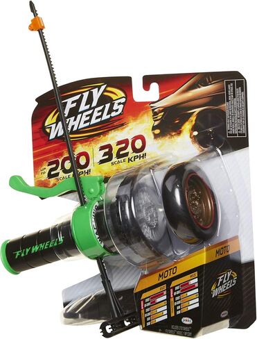 Fly Wheels Launcher + 2 Moto Wheels - Rip it up to 200 Scale MPH, Fast Speed, Amazing Stunts & Jumps up to 30 feet! All Terrain Action: Dirt, Mud, Water, Snow- One of The Hottest Wheels Around! in Saudi Arabia