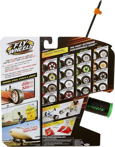 Fly Wheels Launcher + 2 Moto Wheels - Rip it up to 200 Scale MPH, Fast Speed, Amazing Stunts & Jumps up to 30 feet! All Terrain Action: Dirt, Mud, Water, Snow- One of The Hottest Wheels Around! in Saudi Arabia