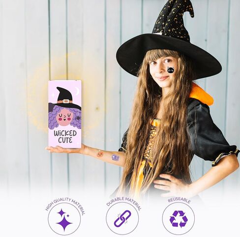 HOUSE OF PARTY Halloween Treats Bags - 24 Pcs | Trick or Treat, Wicked Cute Halloween Paper Treat Bags | Candy Bags with Stickers for Halloween Party Favor Supplies, Halloween Treats, Snacks in Saudi Arabia