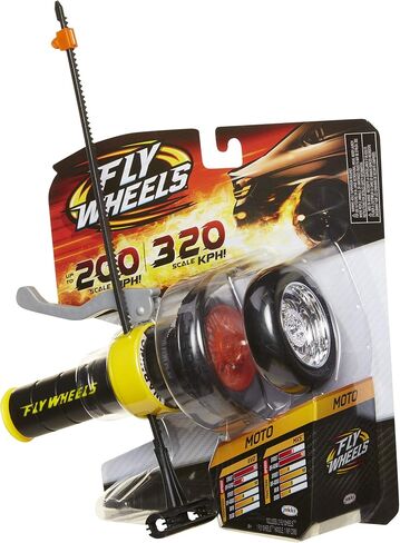 Fly Wheels Launcher + 2 Moto Wheels - Rip it up to 200 Scale MPH, Fast Speed, Amazing Stunts & Jumps up to 30 feet! All Terrain Action: Dirt, Mud, Water, Snow- One of The Hottest Wheels Around! in Saudi Arabia