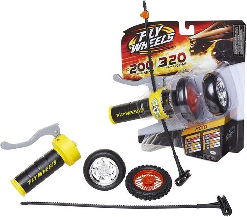 Fly Wheels Launcher + 2 Moto Wheels - Rip it up to 200 Scale MPH, Fast Speed, Amazing Stunts & Jumps up to 30 feet! All Terrain Action: Dirt, Mud, Water, Snow- One of The Hottest Wheels Around! in Saudi Arabia