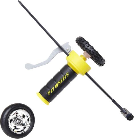 Fly Wheels Launcher + 2 Moto Wheels - Rip it up to 200 Scale MPH, Fast Speed, Amazing Stunts & Jumps up to 30 feet! All Terrain Action: Dirt, Mud, Water, Snow- One of The Hottest Wheels Around! in Saudi Arabia