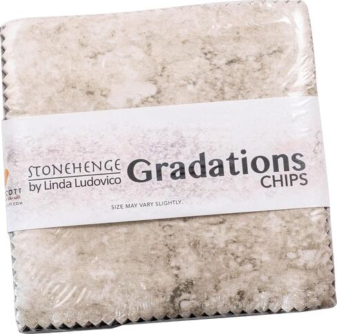 ليندا لودوفيكو ستونهنج Gradations II رقائق معدنية 42 5 بوصة مربعات ساحرة نورثكوت، CGRAD42-360، متنوعة in Kuwait