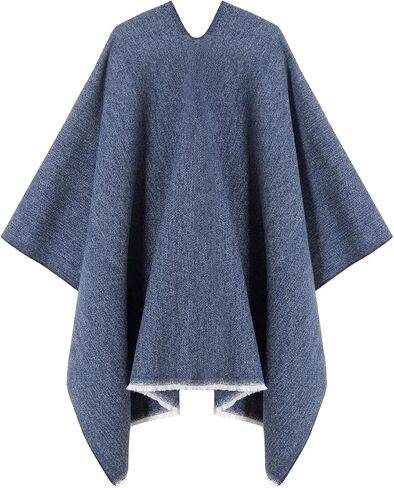Women's Shawl Wrap Poncho Warm Cape Cardigan Open Front Shawls for Spring Fall Winter Cold Weather Days in Saudi Arabia