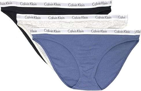 Calvin Klein Women's Ribbed Radiant Cotton Bikini Panty 3 Pack in Saudi Arabia