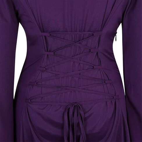Lehauya Womens Renaissance Costumes Medieval Irish Dress Victorian Retro Gown Cosplay Long Dress in Kuwait