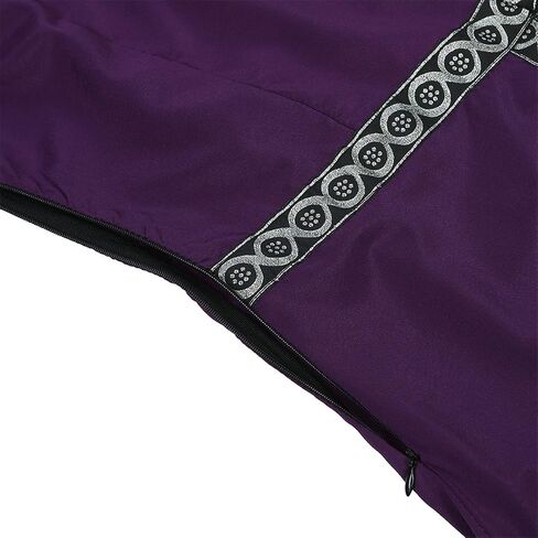 Lehauya Womens Renaissance Costumes Medieval Irish Dress Victorian Retro Gown Cosplay Long Dress in Kuwait