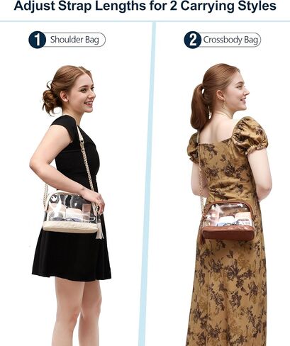 حقيبة شفافة من PACKISM لمناسبات الاستاد - محافظ شفافة عصرية للنساء في الاستاد، مثالية للرياضة والحفلات الموسيقية in Kuwait