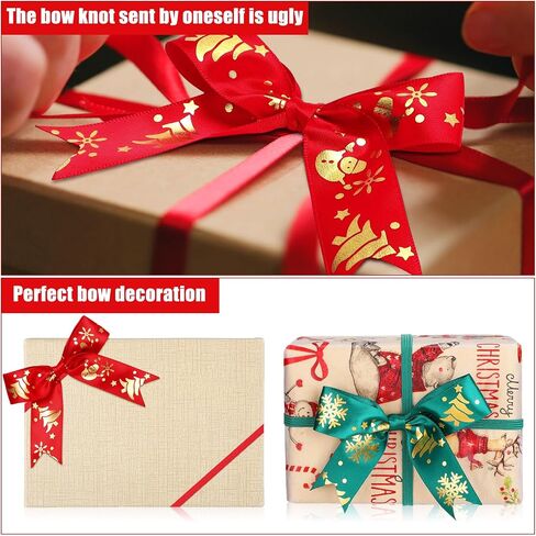 Zeyune 60 Pcs Elastic Premade Craft Bows 4 Inch Assorted Elegant Ribbon Bow Soft Stretch Loops with Bows for Gift Wrapping Party Boxes Decoration Holiday Supplies Crafts Gift Wrap(Lovely Style) in Kuwait