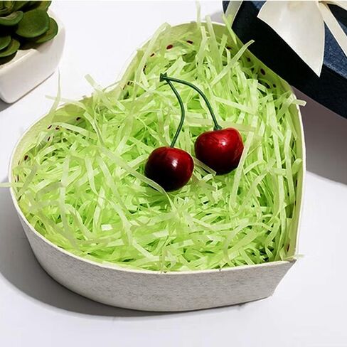 Amsthow Shred Paper Filler Gift Wrap Basket Grass 1/2 LB Kraft Cut Basket Packing Filling Raffia Paper for Easter Box Party Decoration Wedding (Kraft) in Kuwait
