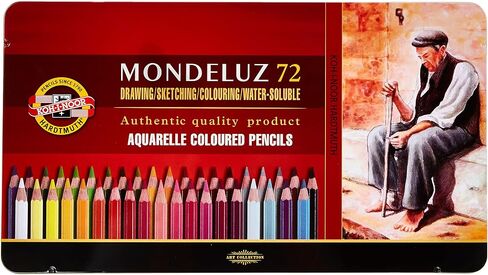 Koh-I-Noor Mondeluz Aquarell Coloured Pencils (Set of 72) in Saudi Arabia