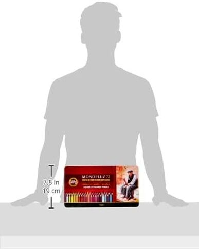 Koh-I-Noor Mondeluz Aquarell Coloured Pencils (Set of 72) in Saudi Arabia