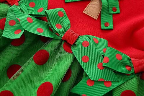 Mud Kingdom Toddler Girls Dress Happy Christmas Tree Tulle Cute in Saudi Arabia