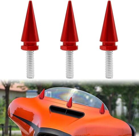 Motorcycle Windshield Screws, Fairing Bolts Compatible with Harley Davidson Electra Glide, Street Glide, Ultra Limited, Ultra Classic, Tri Glide 1996-2013, Red in Saudi Arabia