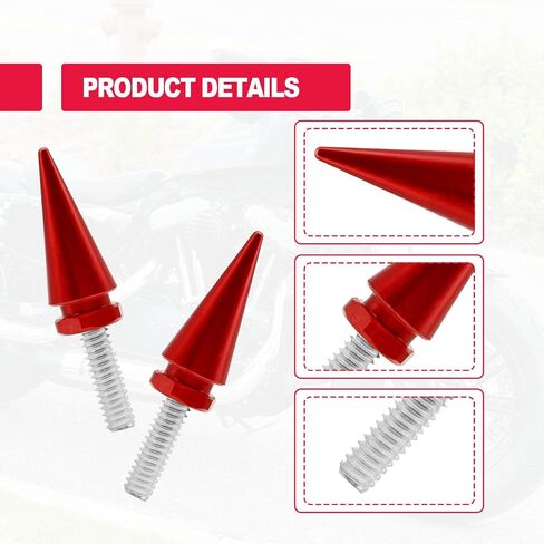 Motorcycle Windshield Screws, Fairing Bolts Compatible with Harley Davidson Electra Glide, Street Glide, Ultra Limited, Ultra Classic, Tri Glide 1996-2013, Red in Saudi Arabia
