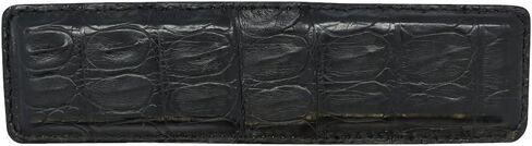 مشبك نقود من جلد التمساح الأصلي باللون البني غير اللامع من Real Leather Creations - مغناطيسي - المصنع الأمريكي مباشرة - مغناطيس قوي محمي - حامل نقود - صنع في الولايات المتحدة الأمريكية FBA503 in Kuwait