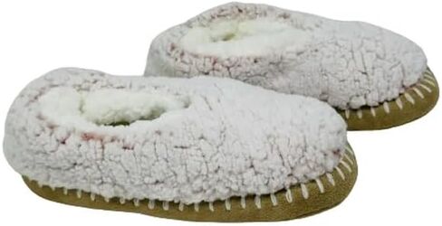 جورب شبشب قطيفة فائق النعومة غير قابل للانزلاق للسيدات من Lemon، مقاس S/M 5-7 in Saudi Arabia