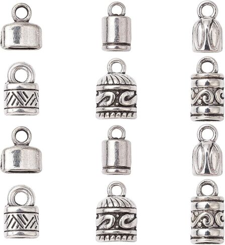 50 Pcs 5 Styles Antique Silver Crown Spacer Beads Alloy King Queen Princess Crown Beads Mini Crown Loose Beads for DIY Hair Jewelry Making in Kuwait