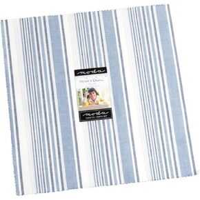 Fig Tree and Co Denim & Daisies Wovens Layer Cake 42 10-inch Squares Moda Fabrics 12222LC