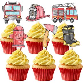 36 Pcs Race Car Cupcake Toppers - Racing Car Party Decorations and Race Car Party Cupcake Toppers - Perfect for Race Car Birthday Cupcake Toppers, Racing Car Baby Shower and Race Car Cake Decor
