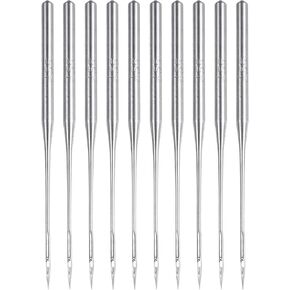 HARFINGTON 10 Pcs Sewing Machine Needles Size 21/130 Quick Sewing Iron Universal Regular Point Machine Needles Embroidery Sewing Tool for Craft DIY Household Stitching Industrial Use