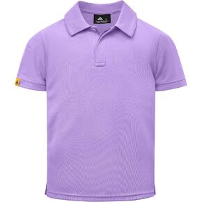 GEEK LIGHTING Boys' Short Sleeve Polo Shirts School Uniforms T-Shirt for Kids and Teens 6-16 Years