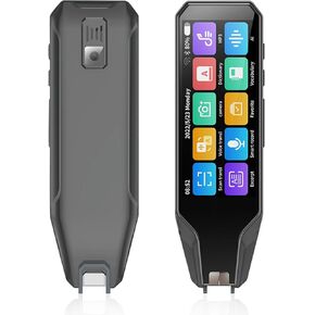 Scan Translator Pen, 134 Languages OCR Translation Pen, Smart Reading Pen for Dyslexia, Elderly, Kids, Students, Supports Text to Speech & Scan, Real Time Pen Reader Scanner for Travelers Businessmen