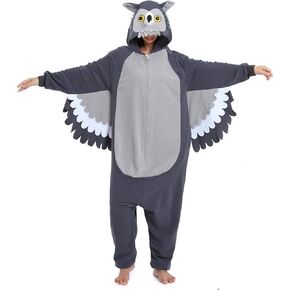 NAITOKE Adult Animal Onesie Halloween Costume Cosplay One-Piece Pajamas Women Man Teens