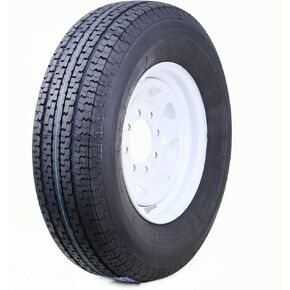 Free Country Trailer Tire Wheel Assembly ST235/80R16 10-Ply E 123L 8 Lug on 6.5" PCD White Spoke Rim in Kuwait