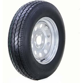 Free Country Trailer Tire Wheel Assembly ST205/75D15 6-Ply C 101L 5 Lug on 4.5" PCD Galvanized Mod Rim