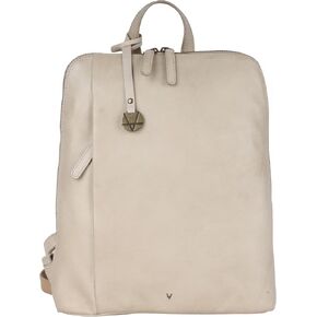 14.5 Inch Genuine Leather Backpack for Women and Men, Black Leather Backpack with Adjustable Shoulder Strap