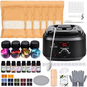 DANIAU Candle Making Kits for Adults, DIY Candle Making Supplies with Wax Melter，Premium DIY Starter Full Candle Making Set Perfect Arts & Crafts Kits Gifts