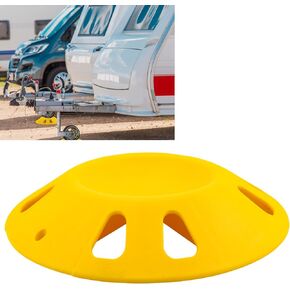 Trailer Jack Wheel Dock, Tongue Jack Wheel seat, Prevents Jack Wheel from Digging into Sand, Grass and Mud, Caster Stopper for Single 6'' 8'' and Dual 6''，Fits All Trailer tire Wheel Dock