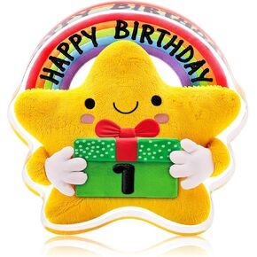 FLYAB Birthday Gifts for Kids - 1 Year Old Boy Birthday Gift - Acrylic Star First Gifts for Girls Boys Cute Toddler Birthday Gift Paperweight Decorations