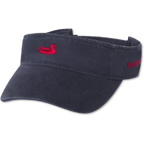 Southern Marsh Visor, Navy with Red, 0
