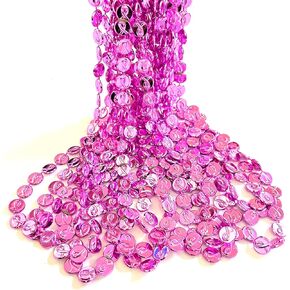 24 Pcs Breast Cancer Pink Ribbon Beads Necklaces Breast Cancer Awareness Ribbon Shape Bead Necklaces Party Decorations