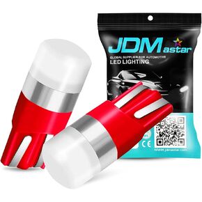 JDM ASTAR U1 High Performance 1:1 Design 194 168 2825 W5W T10 Brgiht Red LED Bulbs
