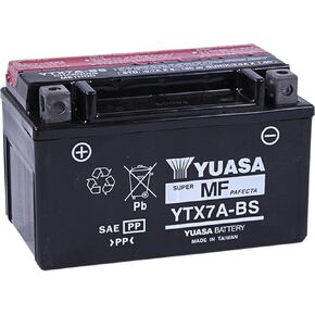 Yuasa YUAM32X7A YTX7A-BS Maintenance Free AGM Battery with Acid pack