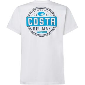 Costa Del Mar Unisex Adult Prado T-Shirt, White, Large US