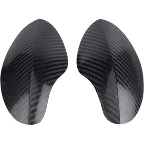 KIMISS 1 Pair Motorcycle Patch Carbon Fibre Scratch-resistant Protector, Plastic Trim Cover Protection for Yamaha Xmax 300, Direct Fit Accessory