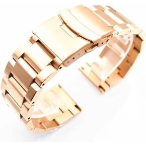 Replacement Watch Band Nixon 51-30 Series - Stainless steel metal bracelet with sold links. Custom made to fit Nixon 5130 at 25mm width.