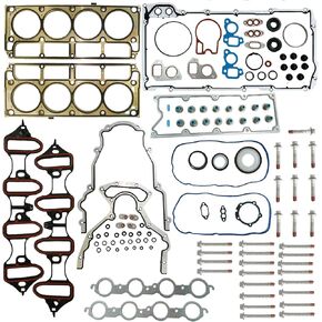 5.3L Cylinder Head Gasket Set Kit, Bolts ES72220 Intake Exhaust Manifold Oil Pan Gasket for Chevy 2007-2013 Silverado Avalanche Suburban for GMC Sierra Envoy Yukon for Buick 5.3L Engines