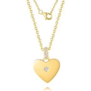 14k Solid Gold Diamond Solitaire Station Necklace Series,No fading, No allergies, Non gold-plating,Lab grown Diamond, DEF VS~VVS,Lobster buckle
