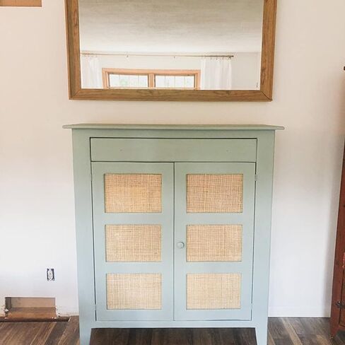 حزام قصب مربع بعرض 24 بوصة من CLAYNIX - قصب شبكي منسوج مسبقًا بعرض 24 بوصة × طول 15 قدمًا - بكرة حزام قصب الروطان - مادة حزام قصب الخوص المفتوحة للخزانة والباب (15 قدمًا) in Kuwait