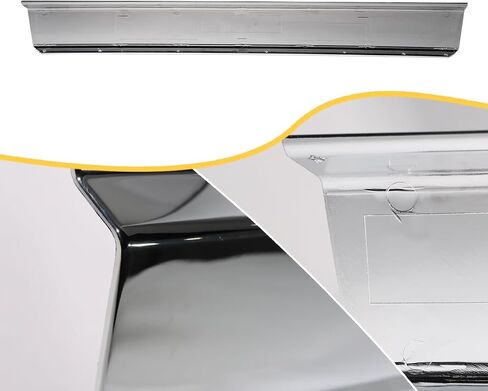 Side Bumper Chrome Trim without Hole Compatible with Volvo 2018+ Volvo VNL 1 Pair Of Right Passenger & Left Driver Side Bumper Extension Corners Chrome Trim in Kuwait